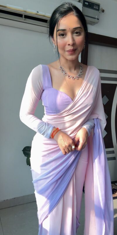 Purple And Pink Soft Georgette Silk Ready To Wear Saree | Sarees, Bollywood Sarees, Creative Sarees, Designer Sarees, Embroidered Sarees, Ethnic Saree, Modern Digital sarees, Party Wear Sarees