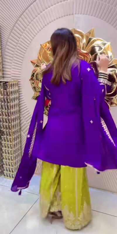 Purple Chinon Silk Embroider Lace Work Salwar Suit | Jump Suits, Salwar suit, Casual Suits, Creative suits, Designer Suits, Palazzo Suits, Party Wear Suits, Patiala Suits, Straight Suits