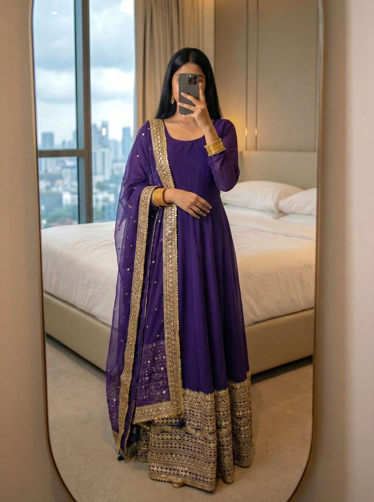 Purple Roman Silk Embroidery Lace Work Gown | Gowns, Bollywood Gowns, Creative Gowns, Designer Gowns, Embroidered Gowns, Party Wear Gowns