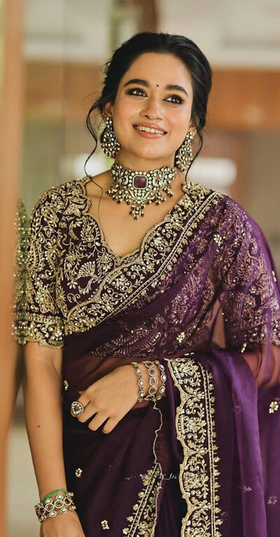 Purple Soft Organza Silk Thread Sequence Work Saree | Sarees, Bollywood Sarees, Creative Sarees, Designer Sarees, Embroidered Sarees, Ethnic Saree, Modern Digital sarees, Party Wear Sarees