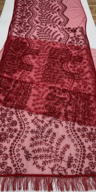 Red Faux Butterfly Net Sequence Saree | Sarees, Bollywood Sarees, Creative Sarees, Designer Sarees, Embroidered Sarees, Ethnic Saree, Modern Digital sarees, Party Wear Sarees