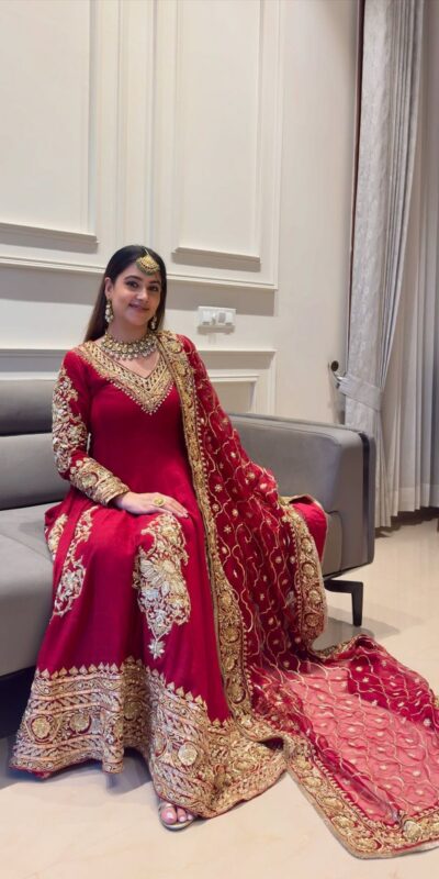 Red Faux Georgette Sequence Lace Work Salwar Suit | Jump Suits, Salwar suit, Casual Suits, Creative suits, Designer Suits, Palazzo Suits, Party Wear Suits, Patiala Suits, Straight Suits