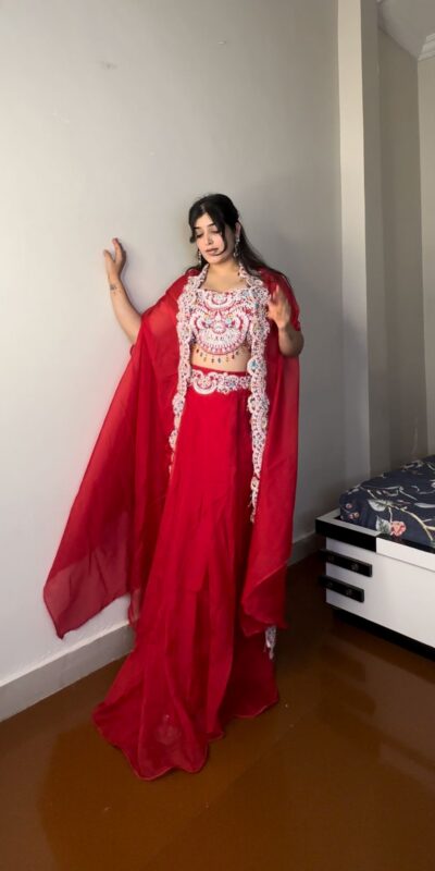 Red Georgette Sequence Diamond Work Dhoti Suit | Jump Suits, Salwar suit, Casual Suits, Creative suits, Designer Suits, Palazzo Suits, Party Wear Suits, Patiala Suits, Straight Suits