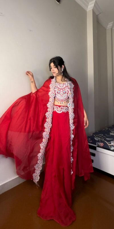 Red Georgette Sequence Diamond Work Dhoti Suit | Jump Suits, Salwar suit, Casual Suits, Creative suits, Designer Suits, Palazzo Suits, Party Wear Suits, Patiala Suits, Straight Suits