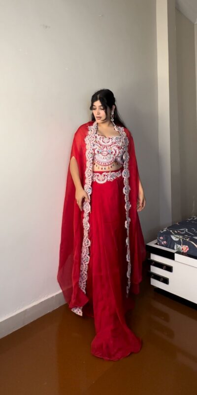 Red Georgette Sequence Diamond Work Dhoti Suit | Jump Suits, Salwar suit, Casual Suits, Creative suits, Designer Suits, Palazzo Suits, Party Wear Suits, Patiala Suits, Straight Suits
