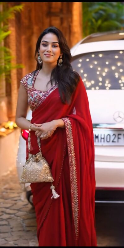 Red Rangoli Silk Lace Embroidery Work Saree | Sarees, Bollywood Sarees, Creative Sarees, Designer Sarees, Embroidered Sarees, Ethnic Saree, Modern Digital sarees, Party Wear Sarees