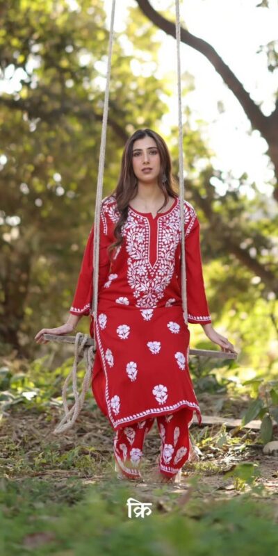 Red Rayon Embroidery Work Salwar Suit | Jump Suits, Tops & Bottoms, Track Suits, Salwar suit, Casual Suits, Creative suits, Designer Suits, Palazzo Suits, Party Wear Suits, Patiala Suits, Straight Suits, Trendy Wear