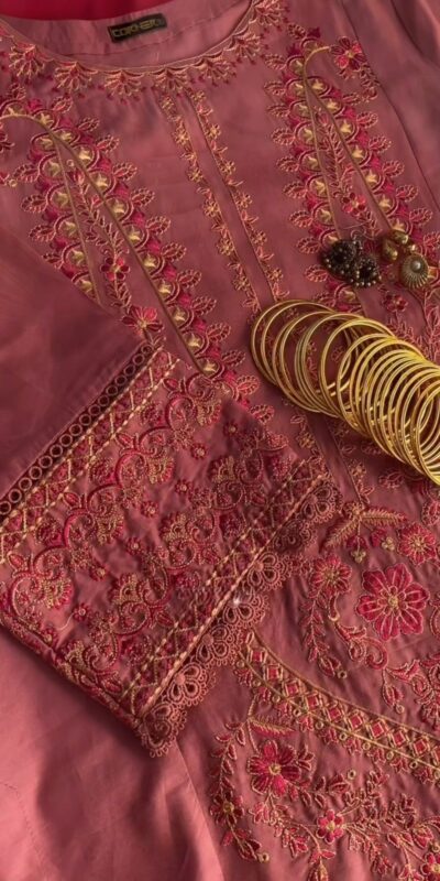 Red Roman Silk Embroidery Work Salwar Suit | Jump Suits, Tops & Bottoms, Track Suits, Salwar suit, Casual Suits, Creative suits, Designer Suits, Palazzo Suits, Party Wear Suits, Patiala Suits, Straight Suits, Trendy Wear