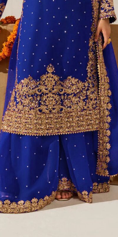 Royal Blue Faux Georgette Lace Work Salwar Suit | Jump Suits, Salwar suit, Casual Suits, Creative suits, Designer Suits, Palazzo Suits, Party Wear Suits, Patiala Suits, Straight Suits