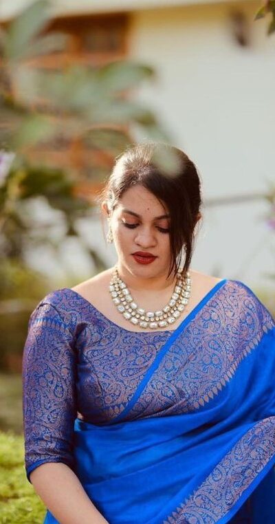 Royal Blue Soft Silk Jacquard All Over Saree | Sarees, Bollywood Sarees, Creative Sarees, Designer Sarees, Embroidered Sarees, Ethnic Saree, Modern Digital sarees, Party Wear Sarees