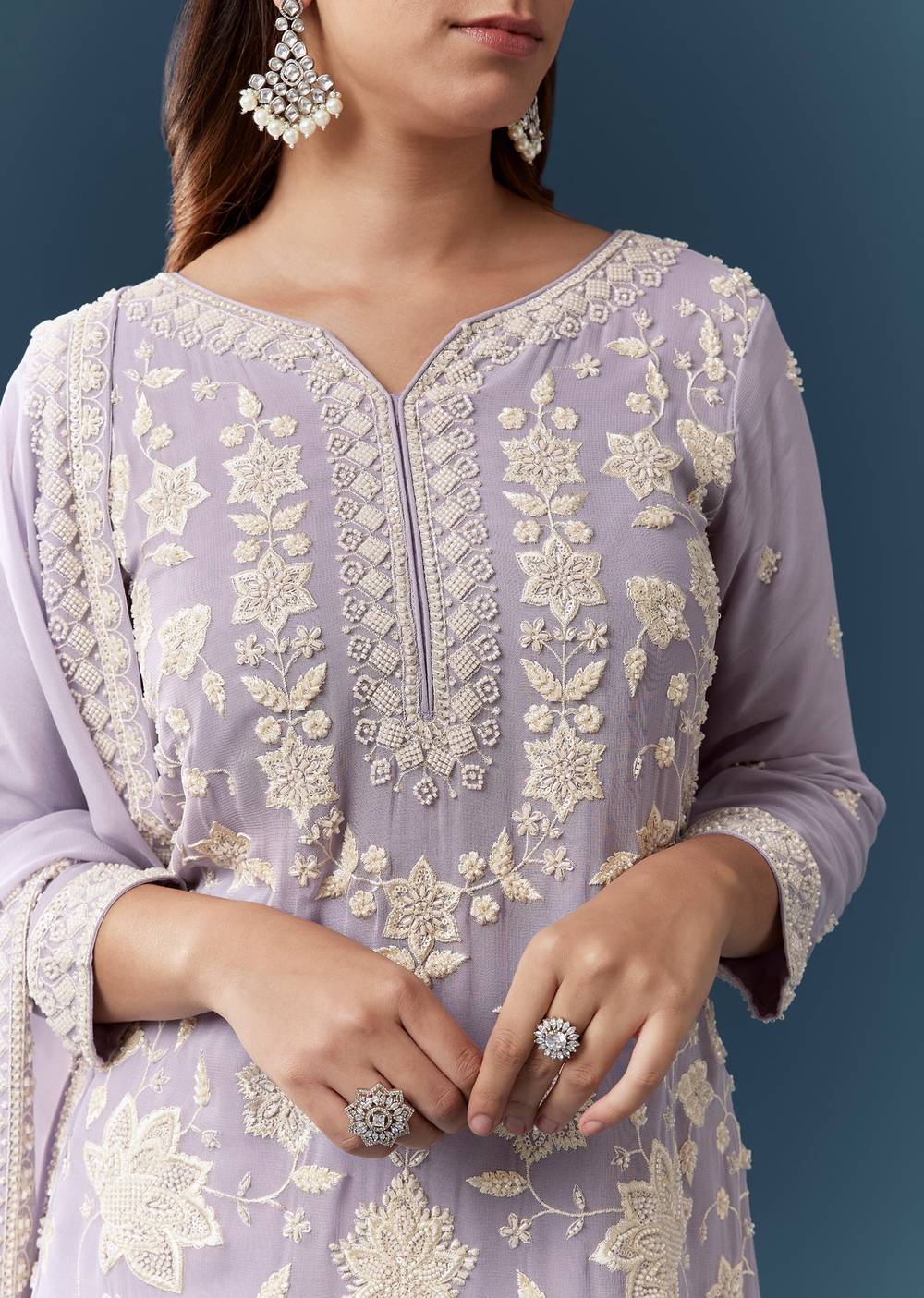FC 727 Lavender Chiffon Georgette Salwar Suit. Perfect for Wedding, Party, Baby Shower, Pooja, Temple Visit – Grab it for ₹2599. Delivery 4-6 Work | Jump Suits, Salwar suit, Casual Suits, Creative suits, Designer Suits, Palazzo Suits, Party Wear Suits, Patiala Suits, Straight Suits