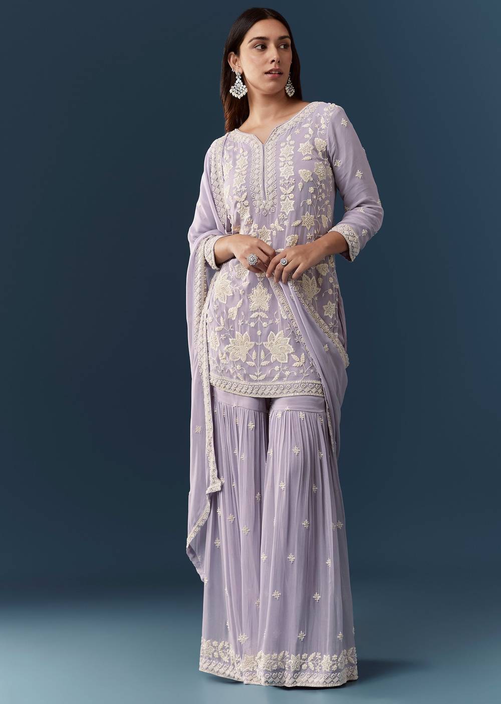 FC 727 Lavender Chiffon Georgette Salwar Suit. Perfect for Wedding, Party, Baby Shower, Pooja, Temple Visit – Grab it for ₹2599. Delivery 4-6 Work | Jump Suits, Salwar suit, Casual Suits, Creative suits, Designer Suits, Palazzo Suits, Party Wear Suits, Patiala Suits, Straight Suits