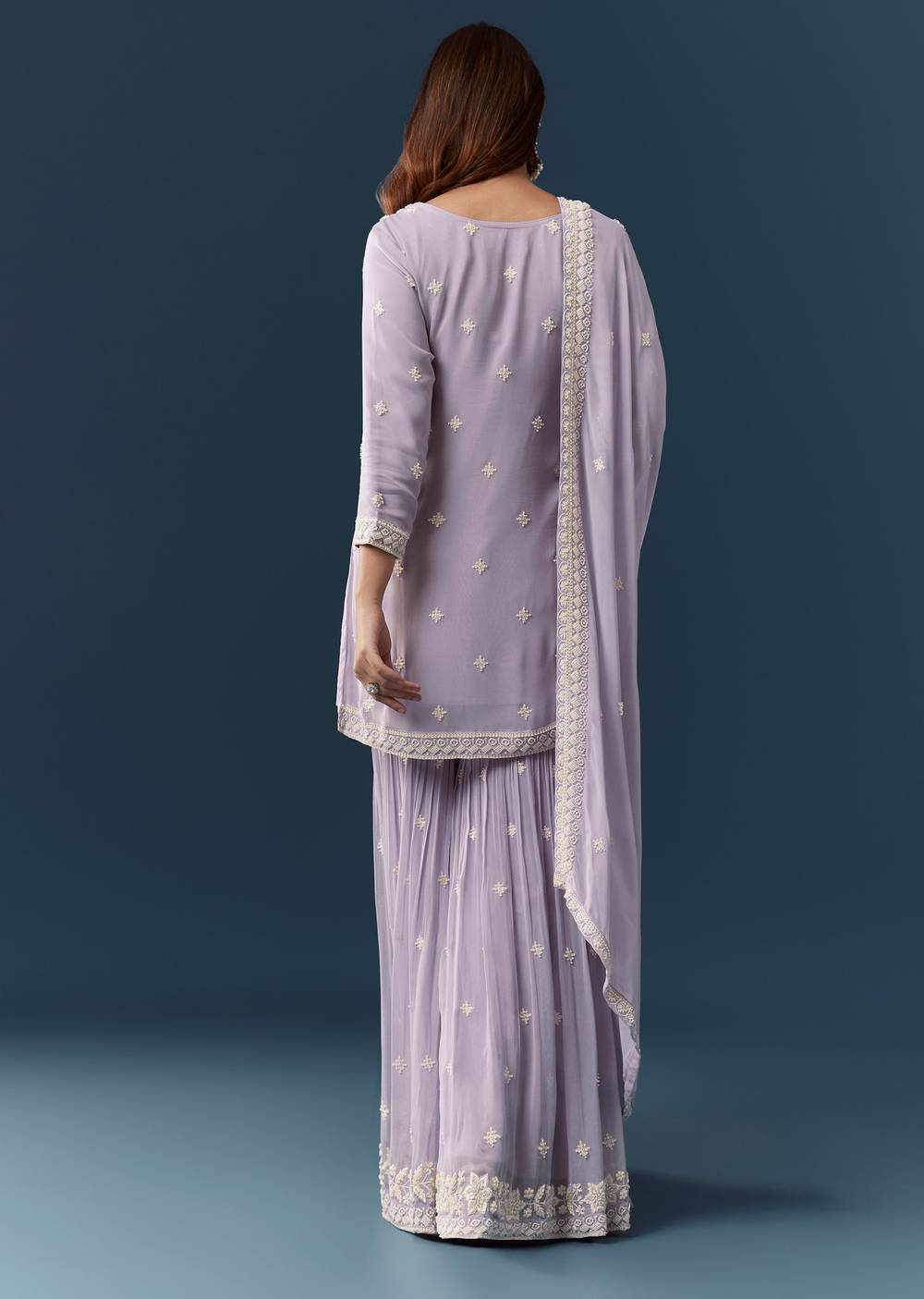FC 727 Lavender Chiffon Georgette Salwar Suit. Perfect for Wedding, Party, Baby Shower, Pooja, Temple Visit – Grab it for ₹2599. Delivery 4-6 Work | Jump Suits, Salwar suit, Casual Suits, Creative suits, Designer Suits, Palazzo Suits, Party Wear Suits, Patiala Suits, Straight Suits