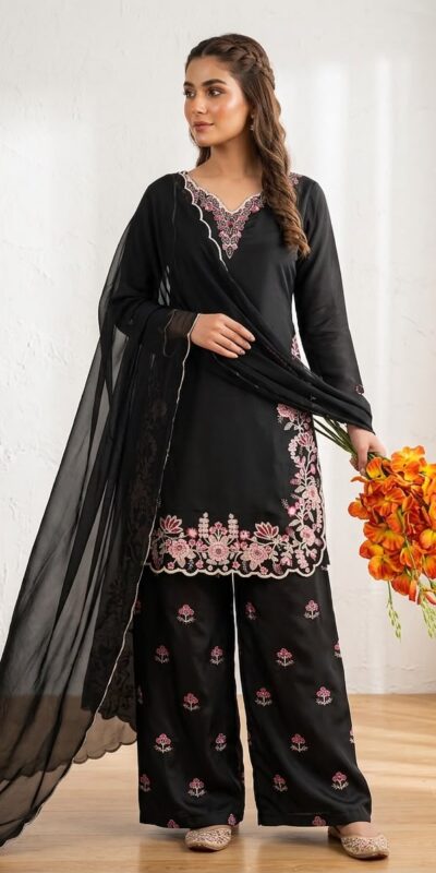 VLM 340 Black Franch Crape Salwar Suit Perfect for Wedding, Party, Sangeet, Makar Sankranti, Baby Shower . Grab it for ₹2099. Delivery 4-6 Working Days | Jump Suits, Salwar suit, Casual Suits, Creative suits, Designer Suits, Palazzo Suits, Party Wear Suits, Patiala Suits, Straight Suits