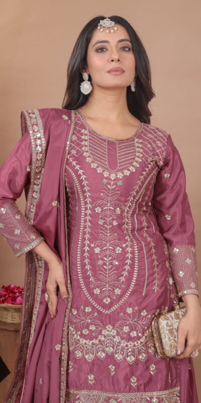 Super Onion Natural Crep Embroider Work Salwar Suit | Jump Suits, Salwar suit, Casual Suits, Creative suits, Designer Suits, Palazzo Suits, Party Wear Suits, Patiala Suits, Straight Suits
