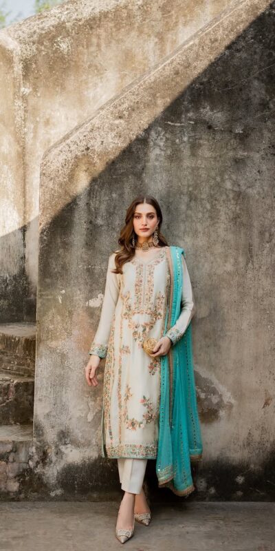 White Organza Silk Embroidery Lace Work Salwar Suit | Jump Suits, Salwar suit, Casual Suits, Creative suits, Designer Suits, Palazzo Suits, Party Wear Suits, Patiala Suits, Straight Suits