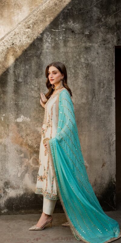 White Organza Silk Embroidery Lace Work Salwar Suit | Jump Suits, Salwar suit, Casual Suits, Creative suits, Designer Suits, Palazzo Suits, Party Wear Suits, Patiala Suits, Straight Suits