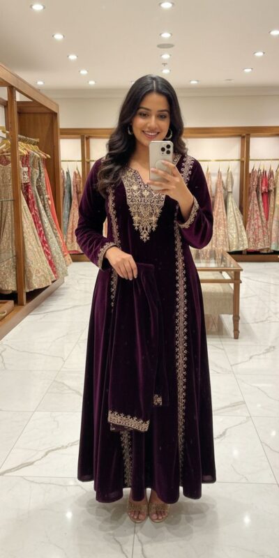 Wine 9000 Velvet Cut Work Embroidery Salwar Suit | Jump Suits, Salwar suit, Casual Suits, Creative suits, Designer Suits, Palazzo Suits, Party Wear Suits, Patiala Suits, Straight Suits