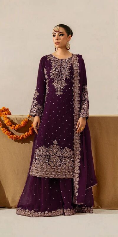 Wine Faux Georgette Lace Work Salwar Suit | Jump Suits, Salwar suit, Casual Suits, Creative suits, Designer Suits, Palazzo Suits, Party Wear Suits, Patiala Suits, Straight Suits