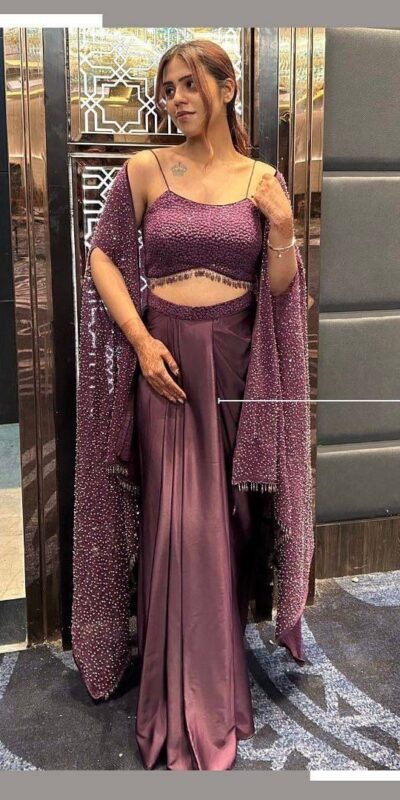 Wine Rangoli Silk Sequence Threads Work Dhoti Suit | Jump Suits, Salwar suit, Casual Suits, Creative suits, Designer Suits, Palazzo Suits, Party Wear Suits, Patiala Suits, Straight Suits