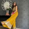 Yellow Jumpsuit with Sequin Work | Jump Suits, Salwar suit, Casual Suits, Creative suits, Designer Suits, Palazzo Suits, Party Wear Suits, Straight Suits