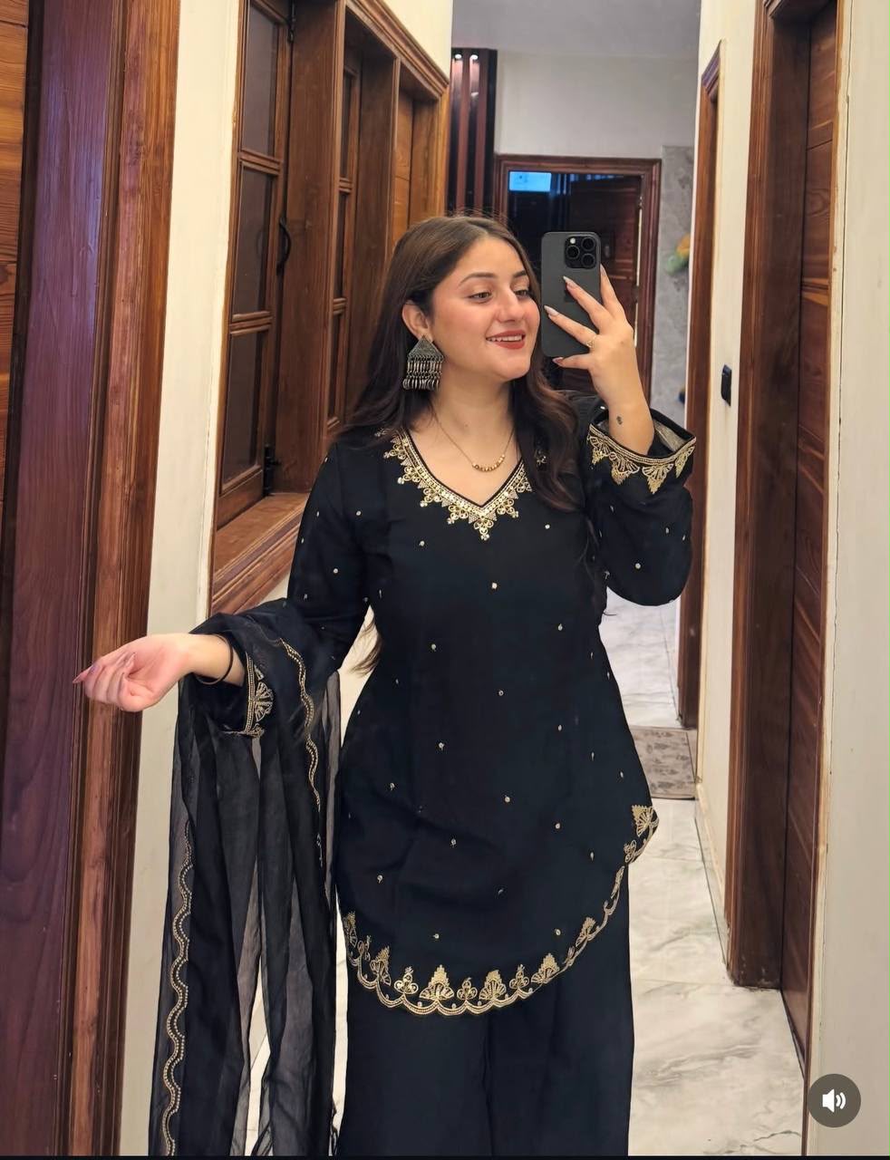 WW 1247 Black Roman Silk Salwar Suit with Embroidery Work & Sequins Work. Now at just ₹1899. Delivery 4-6 Working Days. Shop now. | Jump Suits, Salwar suit, Casual Suits, Creative suits, Designer Suits, Palazzo Suits, Party Wear Suits, Patiala Suits, Straight Suits