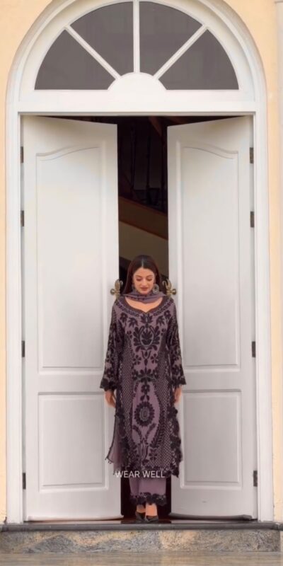 SRK 5364 Lavender Faux Georgette Salwar Suit erfect for Wedding, Party, Mehendi, Pongal, Reception – . Available at ₹2449 only. Delivery 4-6 Working Days | Jump Suits, Salwar suit, Casual Suits, Creative suits, Designer Suits, Palazzo Suits, Party Wear Suits, Patiala Suits, Straight Suits