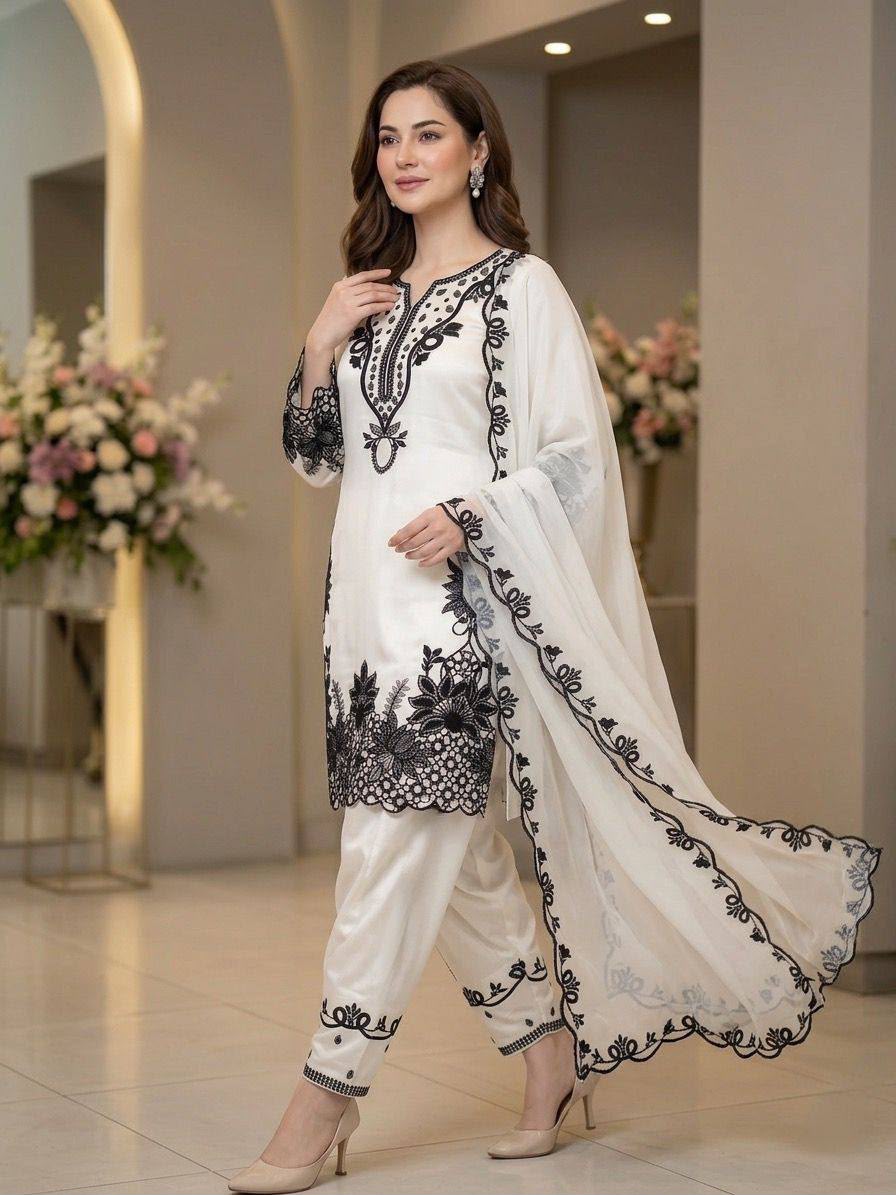 LG 2090 White in Glass Roman Sequins Work & Embroidery Work Salwar Suit . Special Price ₹2399. Delivery 4-6 Working Days. Shop now. | Jump Suits, Salwar suit, Casual Suits, Creative suits, Designer Suits, Palazzo Suits, Party Wear Suits, Patiala Suits, Straight Suits