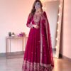 SSR 546 Pink in Georgette Embroidery Work & Sequins Work Gown . Get it for ₹2149. Delivery 4-6 Working Days. Online Shop now. | Gowns, Bollywood Gowns, Creative Gowns, Designer Gowns, Embroidered Gowns, Party Wear Gowns