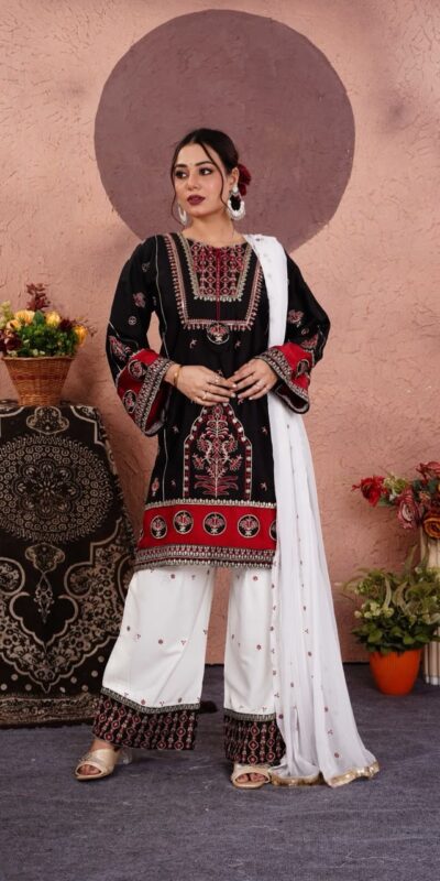 SKF 1731 Black Color Natural Crep Salwar Suit with Embroidery Work. Wedding, Party, Festive, Best Price ₹2149. Delivery 4-6 Working Days. Shop now. | Jump Suits, Salwar suit, Casual Suits, Creative suits, Designer Suits, Palazzo Suits, Party Wear Suits, Patiala Suits, Straight Suits
