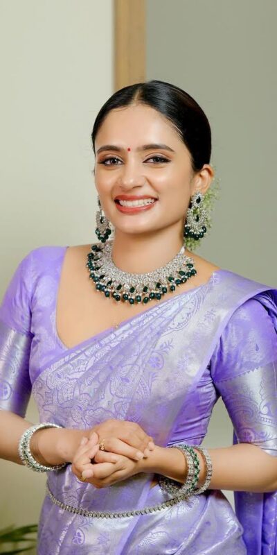 KPR 259 Lavender Soft Lichi Silk Saree with Lace Work & Lace Border. Introductory Price ₹1349. Delivery 4-6 Working Days. Shop now. | Sarees, Bollywood Sarees, Creative Sarees, Designer Sarees, Embroidered Sarees, Ethnic Saree, Modern Digital sarees, Party Wear Sarees