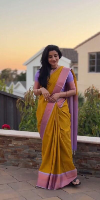 KP 6061 Mustered Color Soft Lichi Silk Saree with Jacquard Work. Best Price ₹1349. Delivery 4-6 Working Days. Online Shop now. | Sarees, Bollywood Sarees, Creative Sarees, Designer Sarees, Embroidered Sarees, Ethnic Saree, Modern Digital sarees, Party Wear Sarees