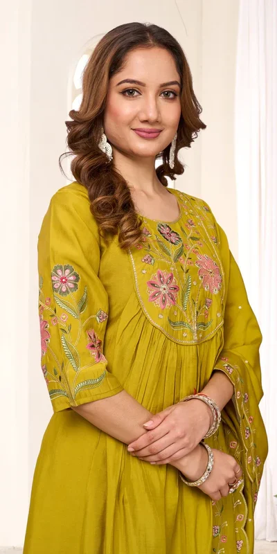DIVA 136 Mustered in Viscose Roman Silk Embroidery Work & Hand Work Salwar Suit . Best Price ₹2099. Delivery 4-6 Working Days. Shop now. | Jump Suits, Salwar suit, Casual Suits, Creative suits, Designer Suits, Palazzo Suits, Party Wear Suits, Patiala Suits, Straight Suits