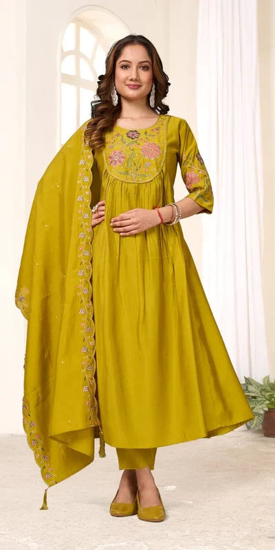 DIVA 136 Mustered in Viscose Roman Silk Embroidery Work & Hand Work Salwar Suit . Best Price ₹2099. Delivery 4-6 Working Days. Shop now. | Jump Suits, Salwar suit, Casual Suits, Creative suits, Designer Suits, Palazzo Suits, Party Wear Suits, Patiala Suits, Straight Suits