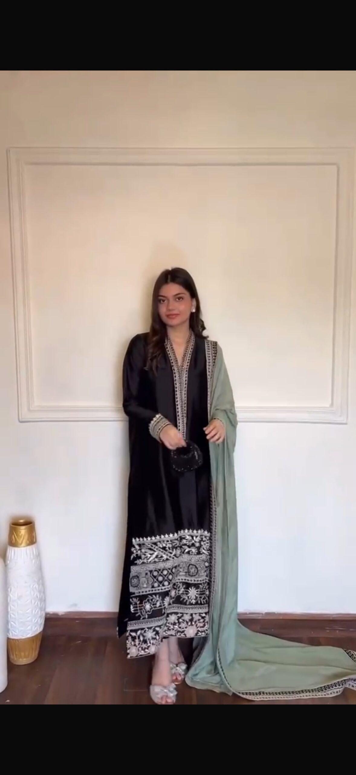 KD 1632 Black | Glass Salwar Suit with Thread Embroidery & Embroidery Work. Get it for ₹2449. Delivery 4-6 Working Days. Shop now. | Jump Suits, Salwar suit, Casual Suits, Creative suits, Designer Suits, Palazzo Suits, Party Wear Suits, Patiala Suits, Straight Suits