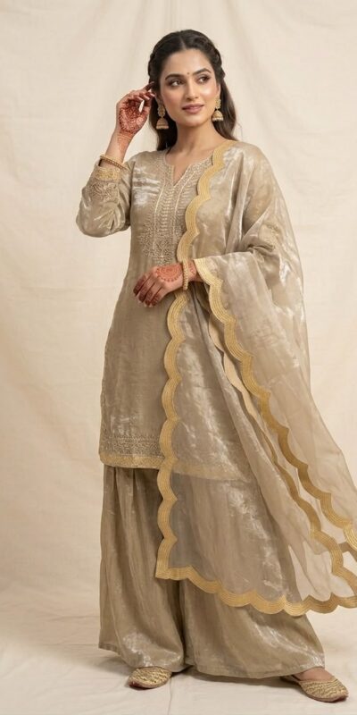 LG 2123 Golden Fendy Salwar Suit with Embroidery Work & Sequins Work. Exclusive Offer ₹2099. Delivery 4-6 Working Days. Shop now. | Jump Suits, Salwar suit, Casual Suits, Creative suits, Designer Suits, Palazzo Suits, Party Wear Suits, Patiala Suits, Straight Suits