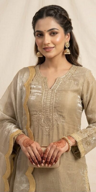 LG 2123 Golden Fendy Salwar Suit with Embroidery Work & Sequins Work. Exclusive Offer ₹2099. Delivery 4-6 Working Days. Shop now. | Jump Suits, Salwar suit, Casual Suits, Creative suits, Designer Suits, Palazzo Suits, Party Wear Suits, Patiala Suits, Straight Suits