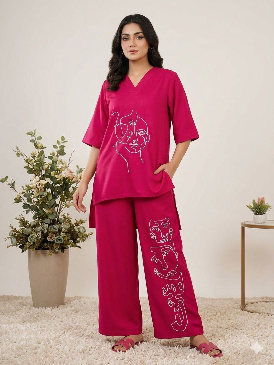 LG 2092 Rani Pink Roman Silk. Sequins Work & Embroidery Work Salwar Suit Festive Deal ₹1699. Delivery 4-6 Working Days. Shop now. | Jump Suits, Salwar suit, Casual Suits, Creative suits, Designer Suits, Palazzo Suits, Party Wear Suits, Patiala Suits, Straight Suits