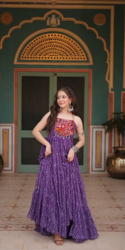 KA 1119 Purple Gown Perfect for Wedding, Party, Makar Sankranti, Festival Celebrations, Engagement –. Grab it for ₹1799. Delivery 4-6 Worki | Gowns, Bollywood Gowns, Creative Gowns, Designer Gowns, Embroidered Gowns, Party Wear Gowns