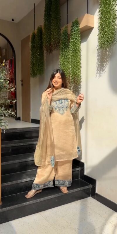 JF 055 Cream in Salsa Silk Embroidery Work & Sequins Work Salwar Suit . Get it for ₹2499. Delivery 4-6 Working Days. Shop now. | Jump Suits, Salwar suit, Casual Suits, Creative suits, Designer Suits, Palazzo Suits, Party Wear Suits, Patiala Suits, Straight Suits