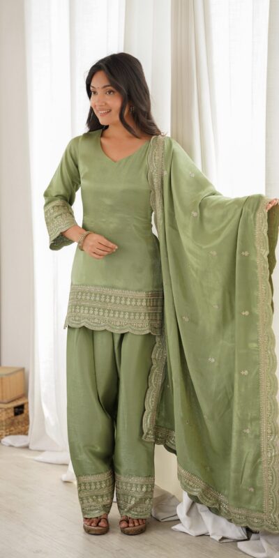 KB 304 Pista in Glass Roman Silk. Sequins Work & Embroidery Work Salwar Suit Festive Deal ₹1999. Delivery 4-6 Working Days. Shop now. | Jump Suits, Salwar suit, Casual Suits, Creative suits, Designer Suits, Palazzo Suits, Party Wear Suits, Patiala Suits, Straight Suits