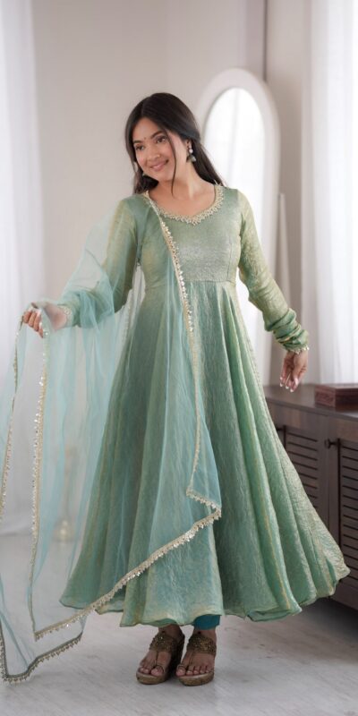 SRK 5355 Rama Doremon Crush Gown with Lace Work & Mirror Work. Exclusive Offer ₹2099. Delivery 4-6 Working Days. Shop now. | Gowns, Bollywood Gowns, Creative Gowns, Designer Gowns, Embroidered Gowns, Party Wear Gowns