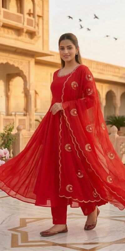 VLM 351 Red Fox Perfect for Wedding, Party, Durga Puja, Diwali, Anniversary –Georgette Gown. Now at just ₹2199. Delivery 4-6 Working Days. Shop now. | Gowns, Bollywood Gowns, Creative Gowns, Designer Gowns, Embroidered Gowns, Party Wear Gowns