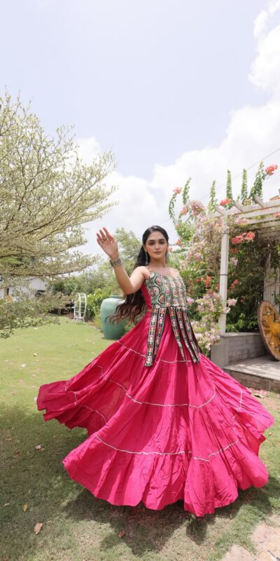 KA 5075 Pink Kora Cotton Lehenga Choli erfect for Wedding, Party, Haldi, Traditional Day, Makar Sankranti – . Special Price ₹2899. Delivery 4-6 Working | Lehenga, Bollywood Lehenga, Creative Lehenga, Designer Lehenga, Embroidered Lehenga, Party Wear Lehenga