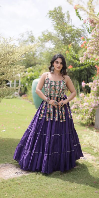 KA 5075 Purple Kora Cotton Lehenga Choli erfect for Wedding, Party, Haldi, Traditional Day, Makar Sankranti – . Special Price ₹2899. Delivery 4-6 Working | Lehenga, Bollywood Lehenga, Creative Lehenga, Designer Lehenga, Embroidered Lehenga, Party Wear Lehenga