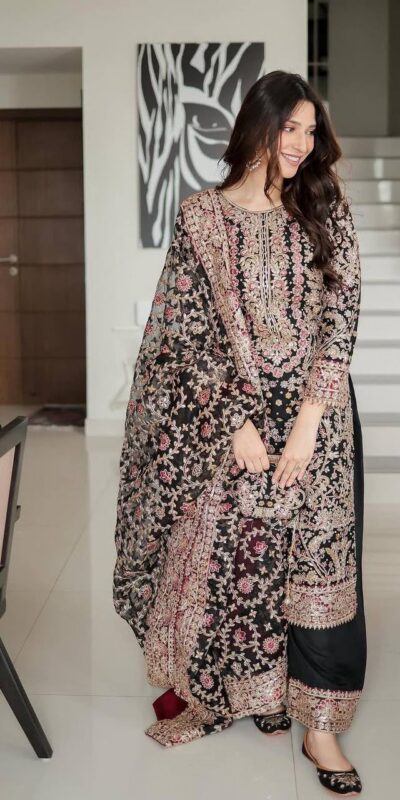 KF 1666 Black Faux Georgette Salwar Suit with Mirror Work & Embroidery Work. Get it for ₹2999. Delivery 4-6 Working Days. Shop now. | Jump Suits, Salwar suit, Casual Suits, Creative suits, Designer Suits, Palazzo Suits, Party Wear Suits, Patiala Suits, Straight Suits