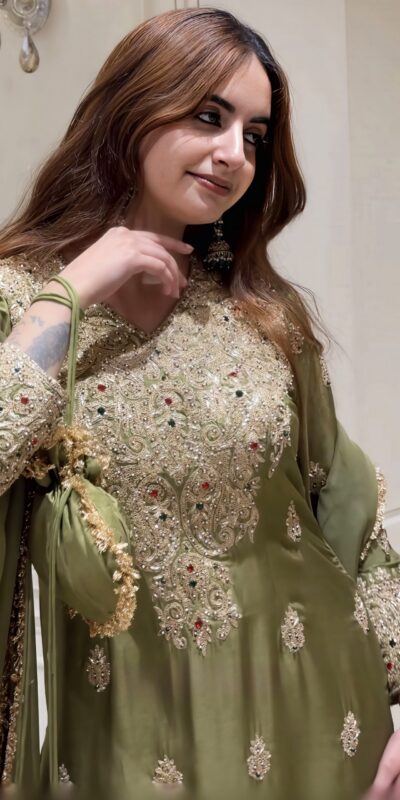 NSR 906 Mehandi Roman Silk Salwar Suit with Sequins Work & Embroidery Work. Available at ₹2449 only. Delivery 4-6 Working Days. Shop now. | Jump Suits, Salwar suit, Casual Suits, Creative suits, Designer Suits, Palazzo Suits, Party Wear Suits, Patiala Suits, Straight Suits