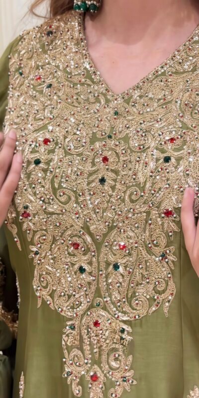 NSR 906 Mehandi Roman Silk Salwar Suit with Sequins Work & Embroidery Work. Available at ₹2449 only. Delivery 4-6 Working Days. Shop now. | Jump Suits, Salwar suit, Casual Suits, Creative suits, Designer Suits, Palazzo Suits, Party Wear Suits, Patiala Suits, Straight Suits