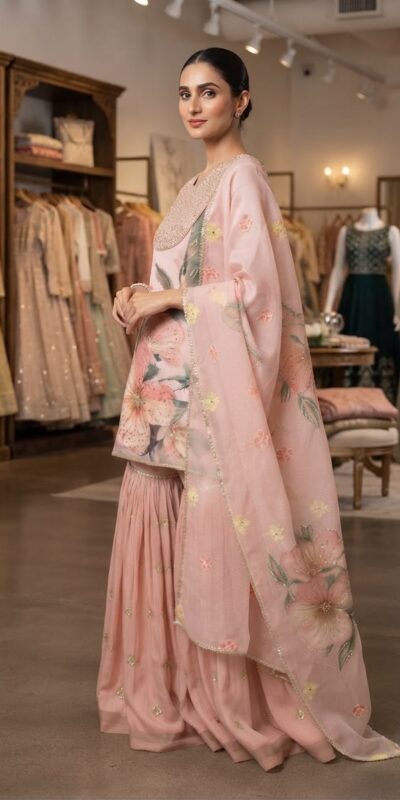 LG 2130 Peach Soft Organza Salwar Suit with Embroidery Work & Cut Work. Available at ₹2399 only. Delivery 4-6 Working Days. Shop now. | Jump Suits, Salwar suit, Casual Suits, Creative suits, Designer Suits, Palazzo Suits, Party Wear Suits, Patiala Suits, Straight Suits