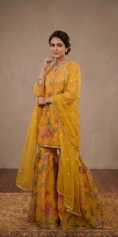 LG 2129 Yellow Soft Organza Salwar Suit with Embroidery Work & Cut Work. Available at ₹2499 only. Delivery 4-6 Working Days. Shop now. | Jump Suits, Salwar suit, Casual Suits, Creative suits, Designer Suits, Palazzo Suits, Party Wear Suits, Patiala Suits, Straight Suits